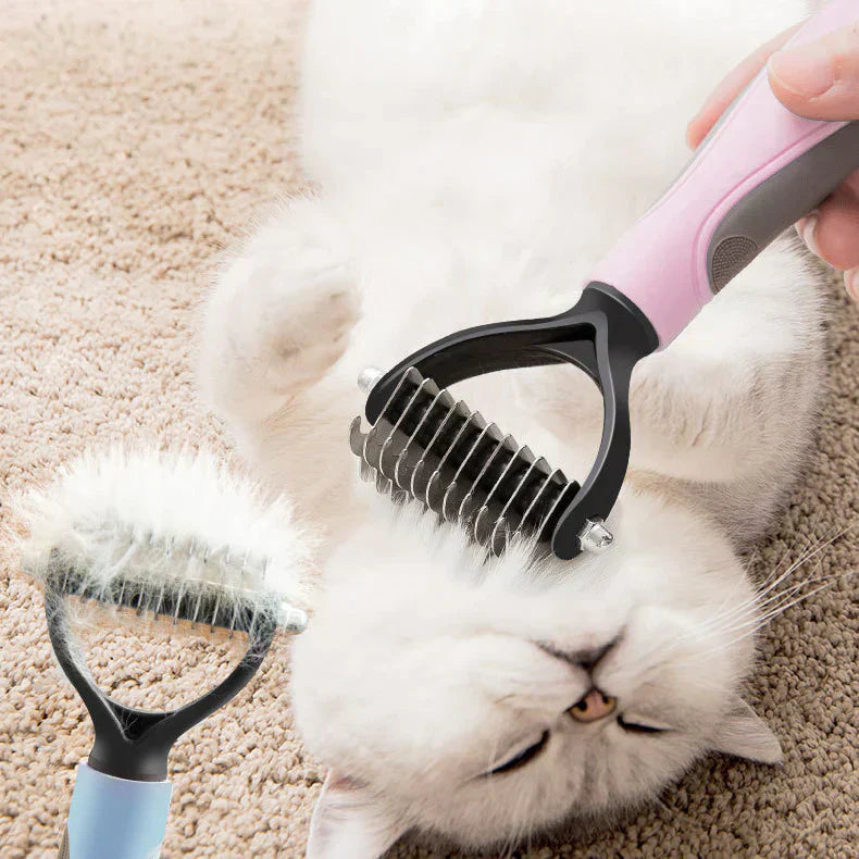 Dualbrush 2-en-1 Captura el 95% del pelo de tu mascota