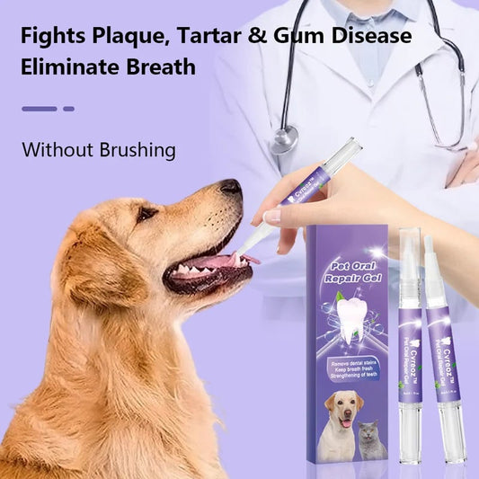 (1+1 Gratis) Oralglow – ¡Para dientes sanos y aliento fresco para tu mascota! 